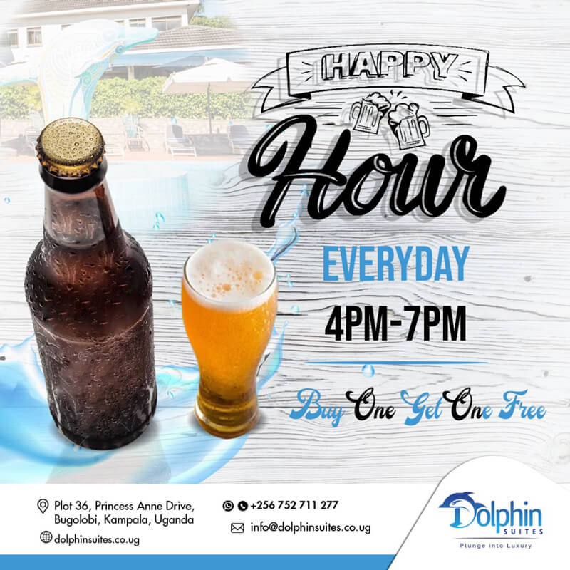 Dolphin Suites promotion offer - Happy hour